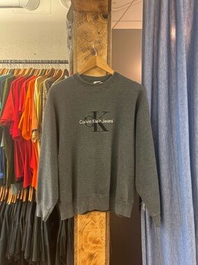 Vintage Calvin Klein Jeans Grey Crewneck
